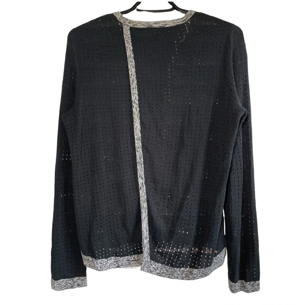 RAG & Bone Ariana Perforated Split-Back Sweater size S